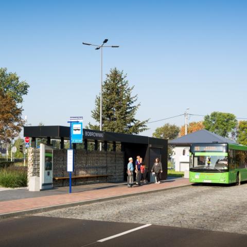 Centrum przesiadkowe w Dobieszowicach